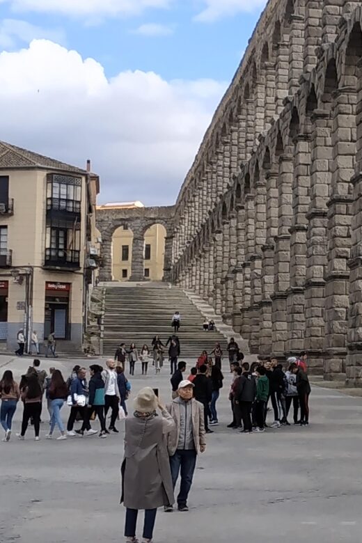 From Madrid: Half-Day or Full-Day Trip to Segovia - Plaza del Azoguejo and the Aqueduct: UNESCO in Plain Sight