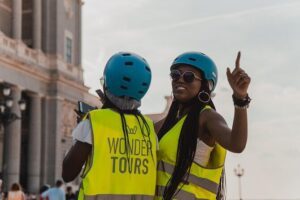 Highlights of Madrid Tour by Segway - Segway Training and Safety: Helmets, Raincoats, and a Quick Start