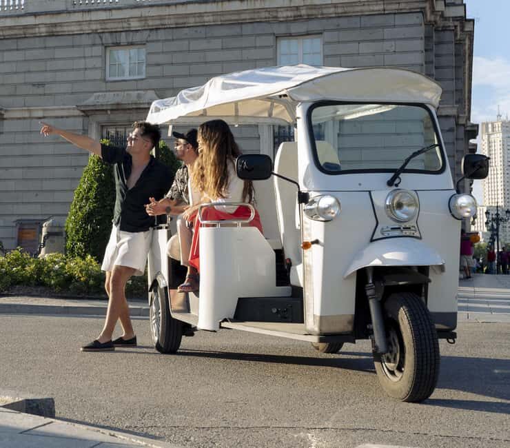 Madrid: Eco-Friendly, Private, and Unique Tuk Tuk Experience - The ride starts with Mercado de San Miguel (and a useful first win)