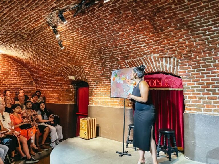 Madrid: Flamenco Show Entry Ticket with Drink & Artist Talk - Your Evening Flow: Drink Upstairs, History Talk, Then the Show