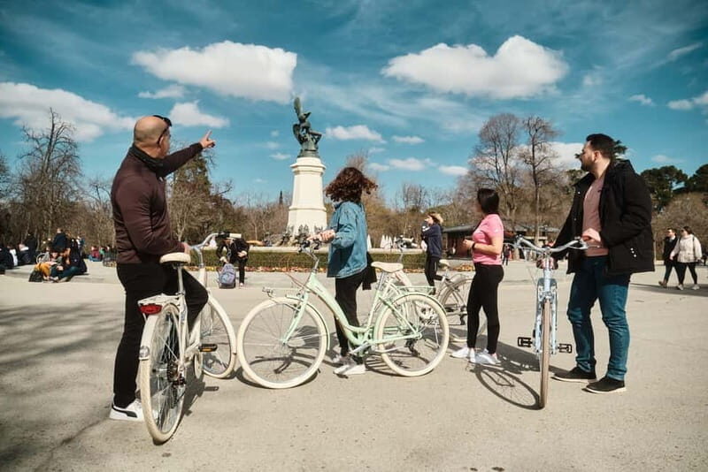 Madrid: Highlights Guided Vintage Bike Tour and Tapas Option - Museo del Prado and San Jerónimo el Real: museum area meets calm church beauty