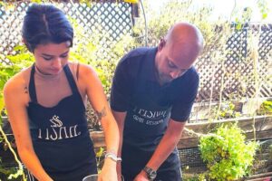 Madrid: Paella & Sangria Classes- Seafood, Chicken & Vegan option - Paella Cooking Together: Seafood, Chicken, and the Vegan Option