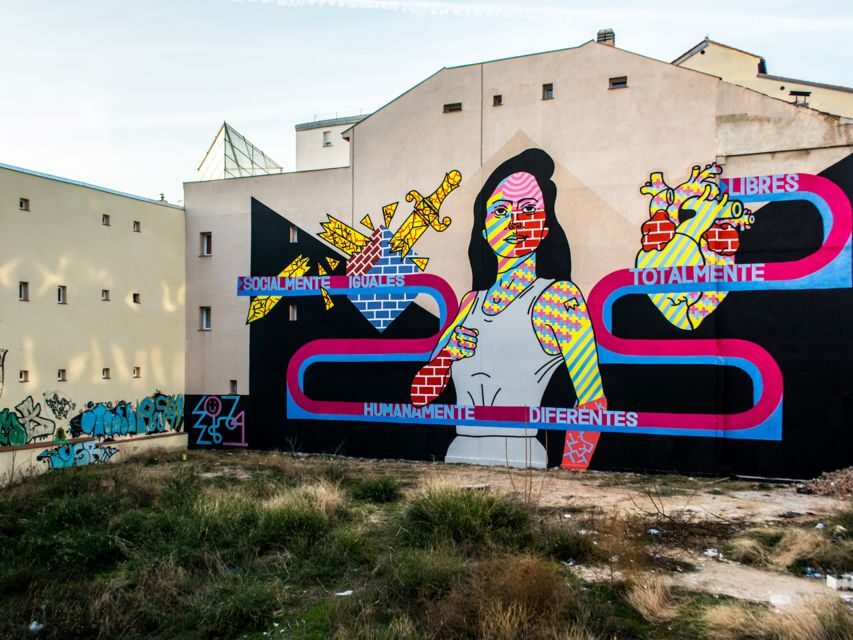 Madrid: Street Art Tour with Local Graffiti Hunter - Lavapiés and Embajadores: graffiti, stencils, and sticker art you can read