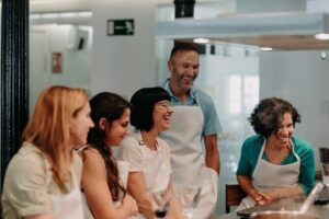 Madrid Tapas & Paella Cooking Experience with Local Market Visit - Aperitivo and the cooking rhythm: what happens before the first pan goes on
