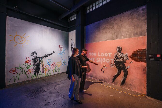 Museo Banksy Madrid Admission Ticket - Inside the exhibit: techniques, themes, and the Banksy puzzle