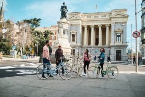 Tapas & Guided tour on a Vintage Bike through Madrid - Retiro Park’s oldest tree and the calm side of Madrid