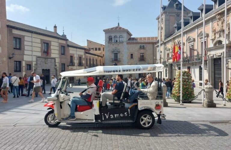 Tour Madrid: Secrets in a Electric Tuk Tuk - Starting at Frente a la Bolsa y el Hotel Ritz: Quick Setup, Big Central Location